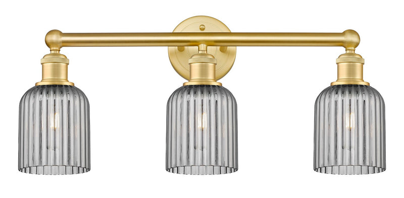 Innovations 616-3W-SG-G559-5SM Three Light Bath Vanity, Satin Gold