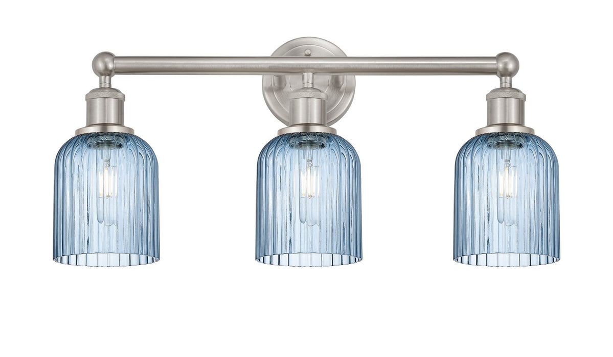 Innovations 616-3W-SN-G559-5BL Three Light Bath Vanity, Brushed Satin Nickel