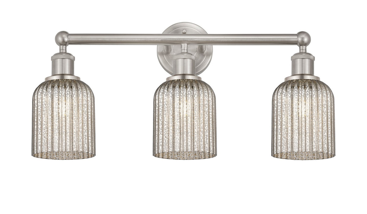 Innovations 616-3W-SN-G559-5ME Three Light Bath Vanity, Brushed Satin Nickel