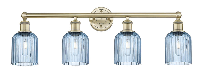 Innovations 616-4W-AB-G559-5BL Four Light Bath Vanity, Antique Brass