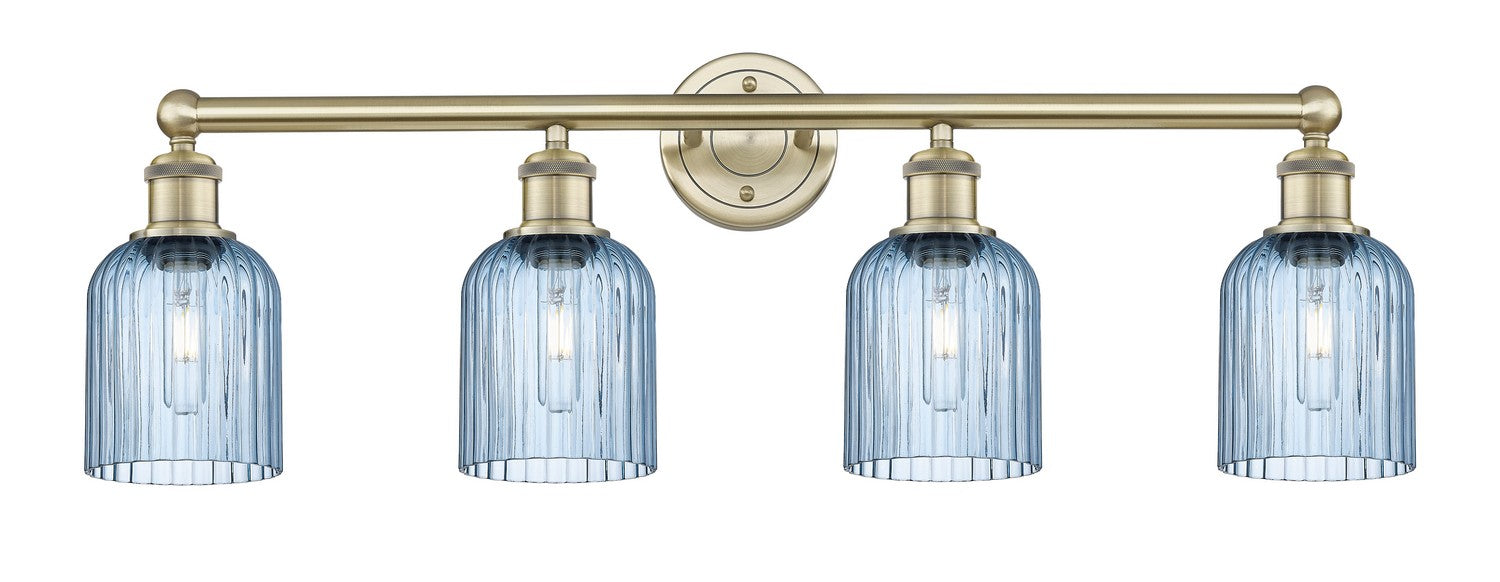 Innovations 616-4W-AB-G559-5BL Four Light Bath Vanity, Antique Brass