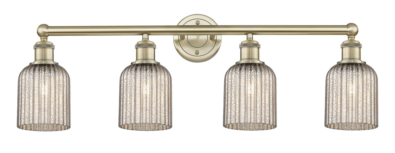 Innovations 616-4W-AB-G559-5ME Four Light Bath Vanity, Antique Brass