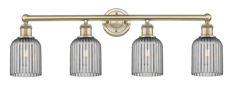 Innovations 616-4W-AB-G559-5SM Four Light Bath Vanity, Antique Brass