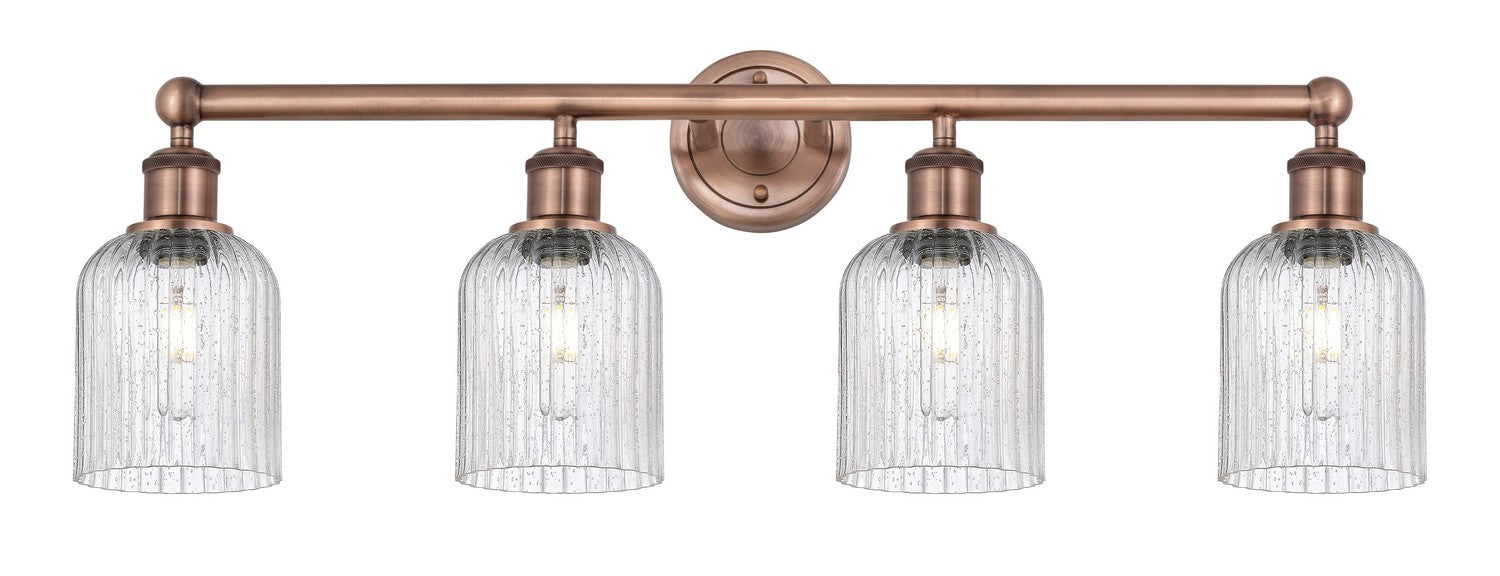 Innovations 616-4W-AC-G559-5SDY Four Light Bath Vanity, Antique Copper
