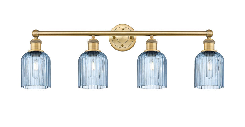 Innovations 616-4W-BB-G559-5BL Four Light Bath Vanity, Brushed Brass