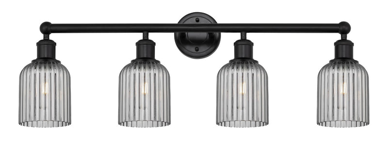 Innovations 616-4W-BK-G559-5SM Four Light Bath Vanity, Matte Black