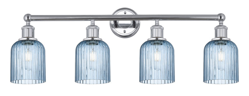 Innovations 616-4W-PC-G559-5BL Four Light Bath Vanity, Polished Chrome