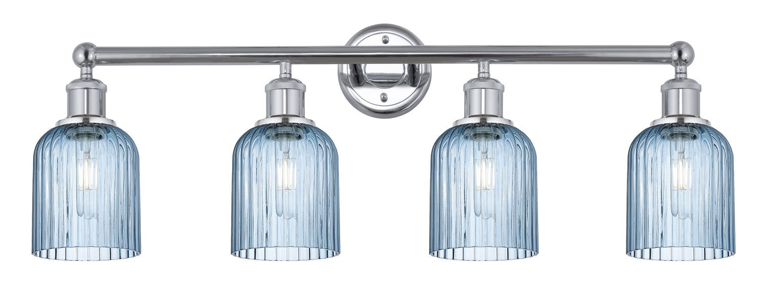 Innovations 616-4W-PC-G559-5BL Four Light Bath Vanity, Polished Chrome