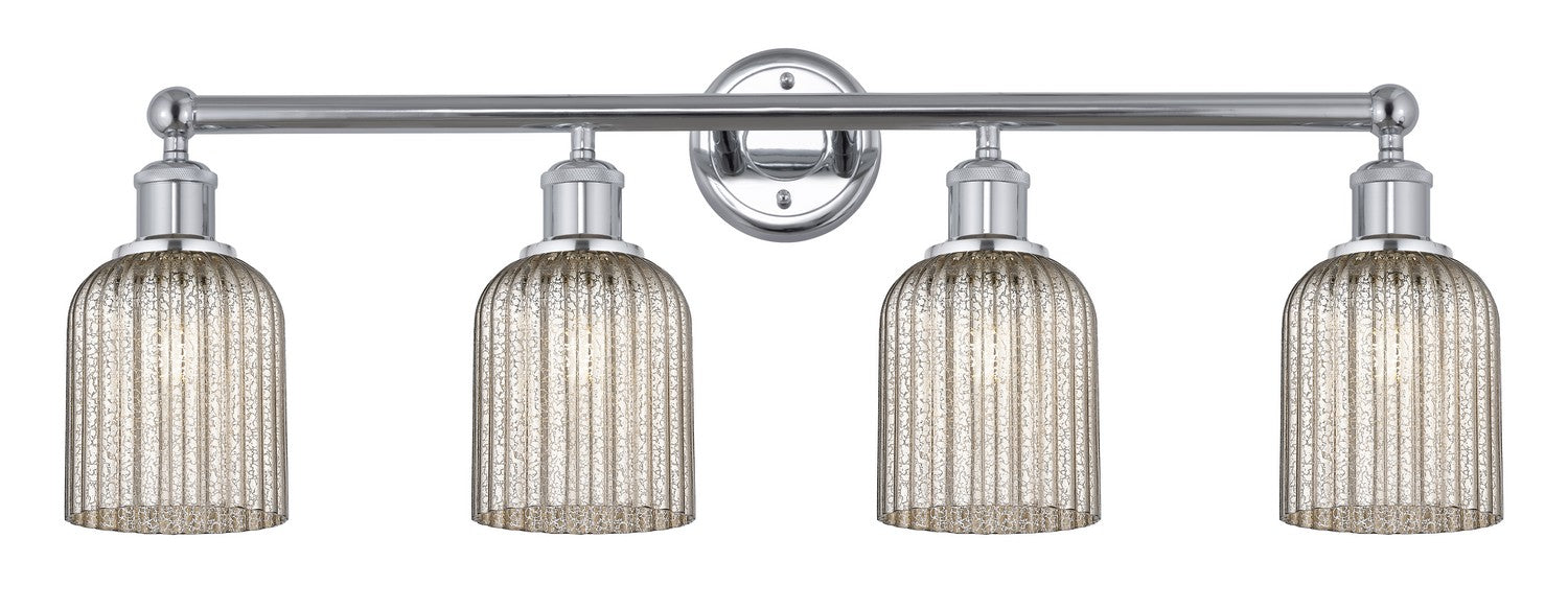 Innovations 616-4W-PC-G559-5ME Four Light Bath Vanity, Polished Chrome