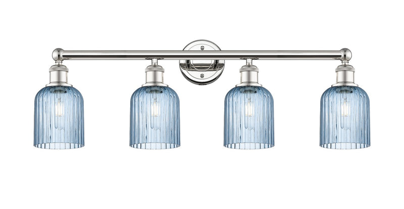 Innovations 616-4W-PN-G559-5BL Four Light Bath Vanity, Polished Nickel
