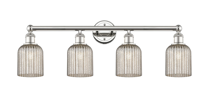 Innovations 616-4W-PN-G559-5ME Four Light Bath Vanity, Polished Nickel