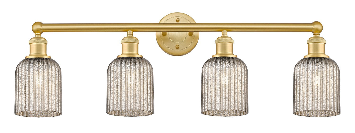 Innovations 616-4W-SG-G559-5ME Four Light Bath Vanity, Satin Gold