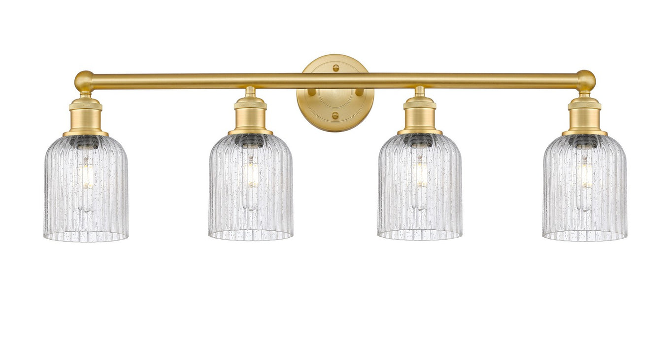 Innovations 616-4W-SG-G559-5SDY Four Light Bath Vanity, Satin Gold