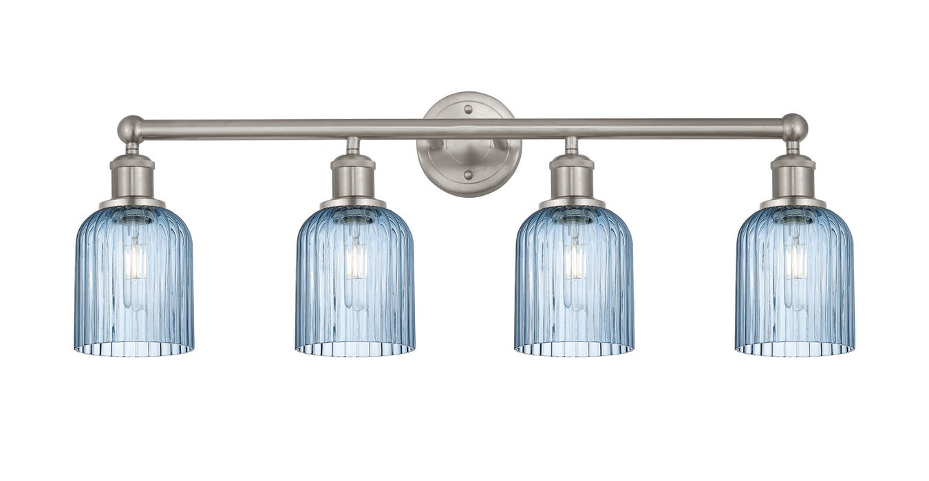 Innovations 616-4W-SN-G559-5BL Four Light Bath Vanity, Brushed Satin Nickel