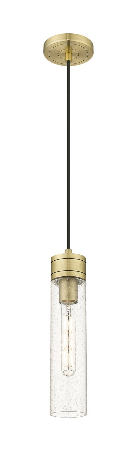 Innovations 617-1P-AB-G617-11SDY One Light Mini Pendant, Antique Brass
