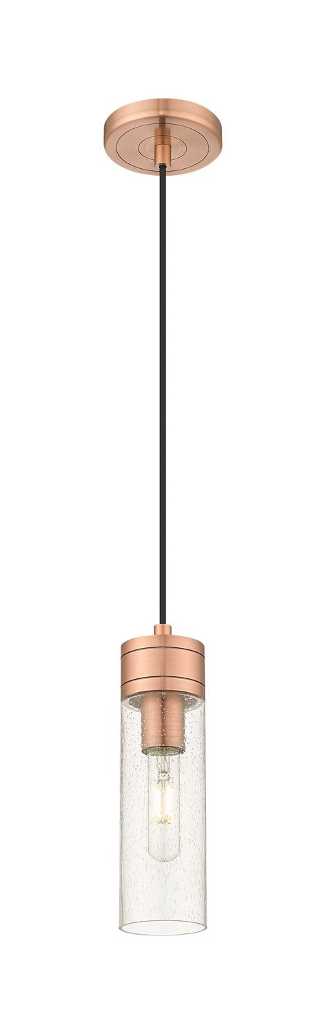 Innovations 617-1P-AC-G617-8SDY One Light Mini Pendant, Antique Copper