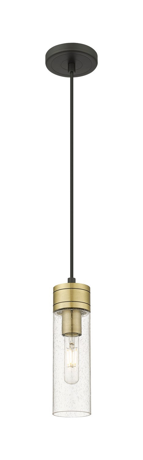 Innovations 617-1P-BAB-G617-8SDY One Light Mini Pendant, Black Antique Brass