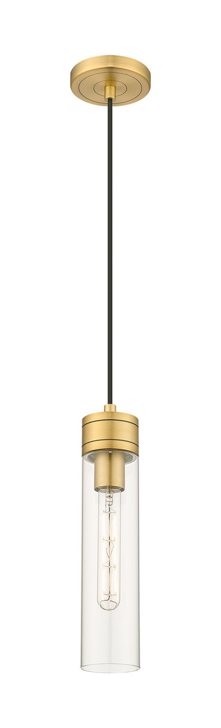 Innovations 617-1P-BB-G617-11CL One Light Mini Pendant, Brushed Brass