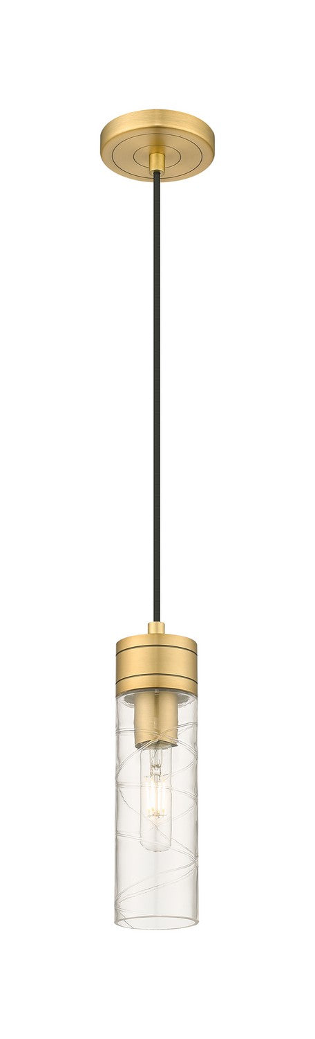 Innovations 617-1P-BB-G617-8DE One Light Mini Pendant, Brushed Brass