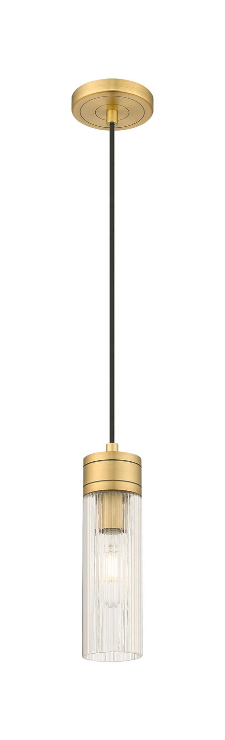 Innovations 617-1P-BB-G617-8SCL One Light Mini Pendant, Brushed Brass
