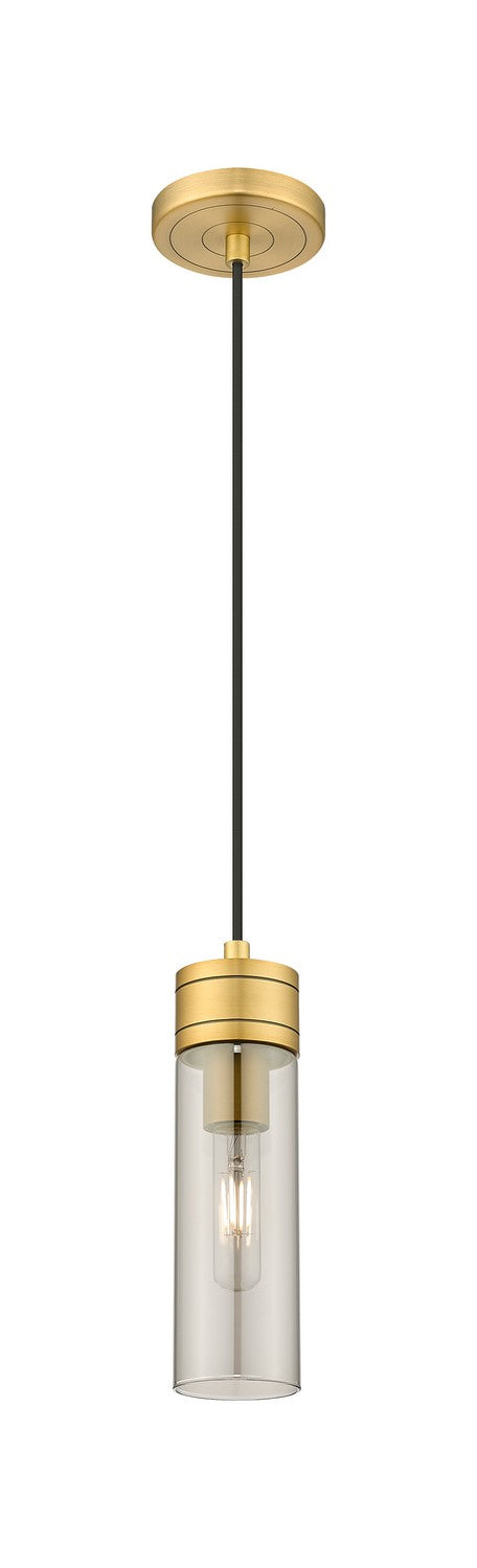 Innovations 617-1P-BB-G617-8SM One Light Mini Pendant, Brushed Brass