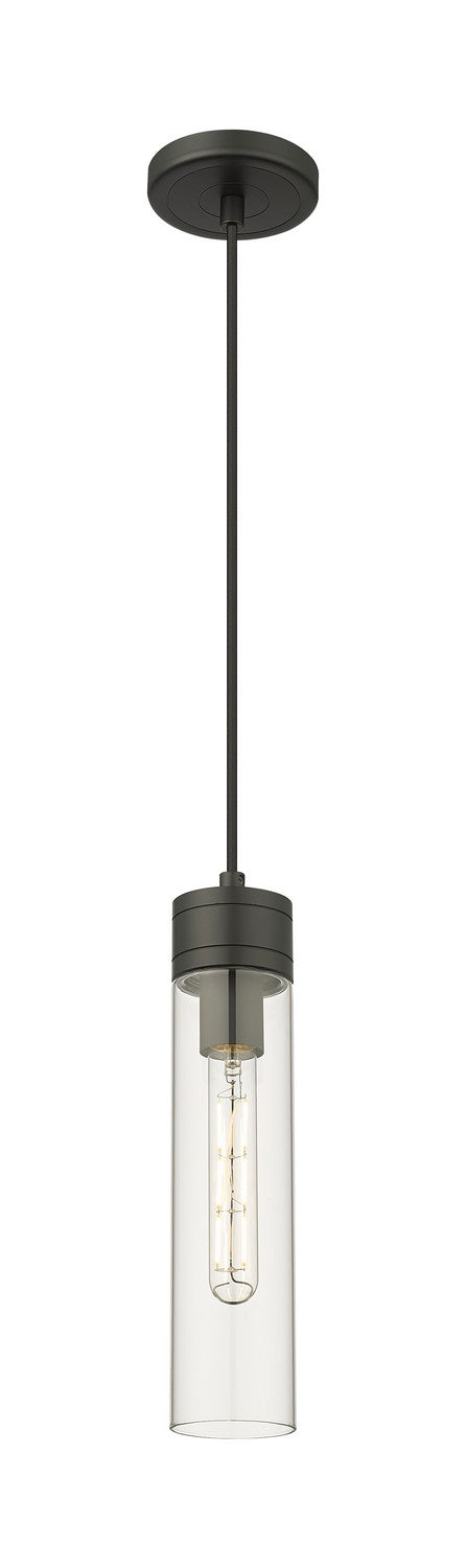 Innovations 617-1P-BK-G617-11CL One Light Mini Pendant, Matte Black