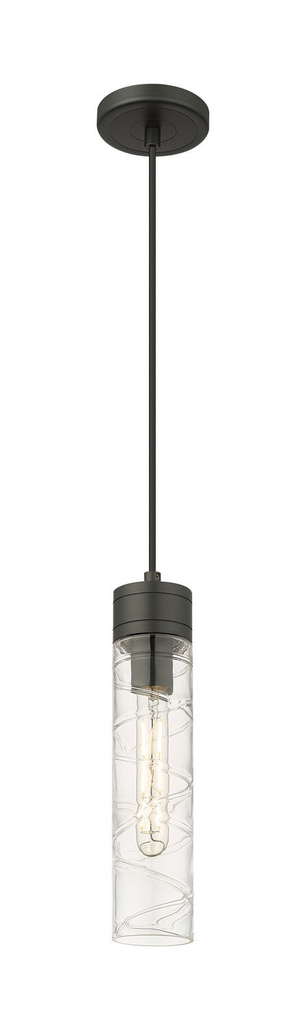 Innovations 617-1P-BK-G617-11DE One Light Mini Pendant, Matte Black