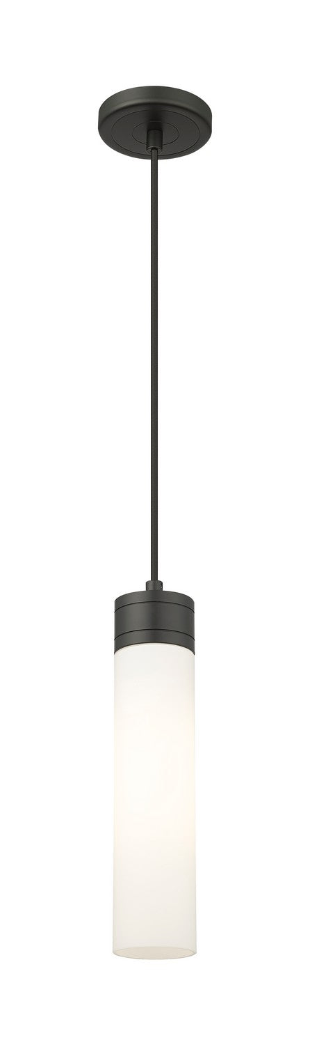Innovations 617-1P-BK-G617-11WH One Light Mini Pendant, Matte Black