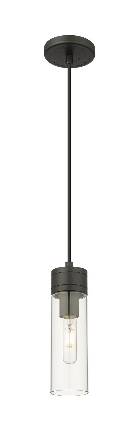 Innovations 617-1P-BK-G617-8CL One Light Mini Pendant, Matte Black