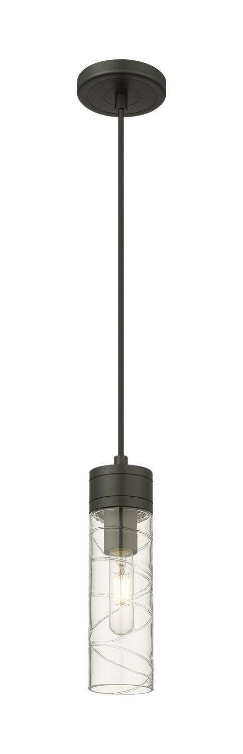 Innovations 617-1P-BK-G617-8DE One Light Mini Pendant, Matte Black