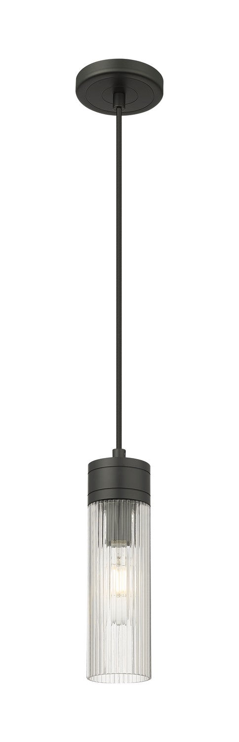 Innovations 617-1P-BK-G617-8SCL One Light Mini Pendant, Matte Black