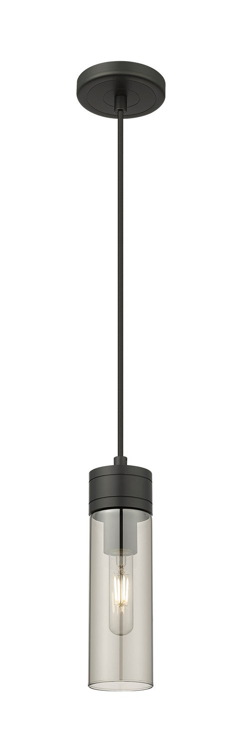 Innovations 617-1P-BK-G617-8SM One Light Mini Pendant, Matte Black