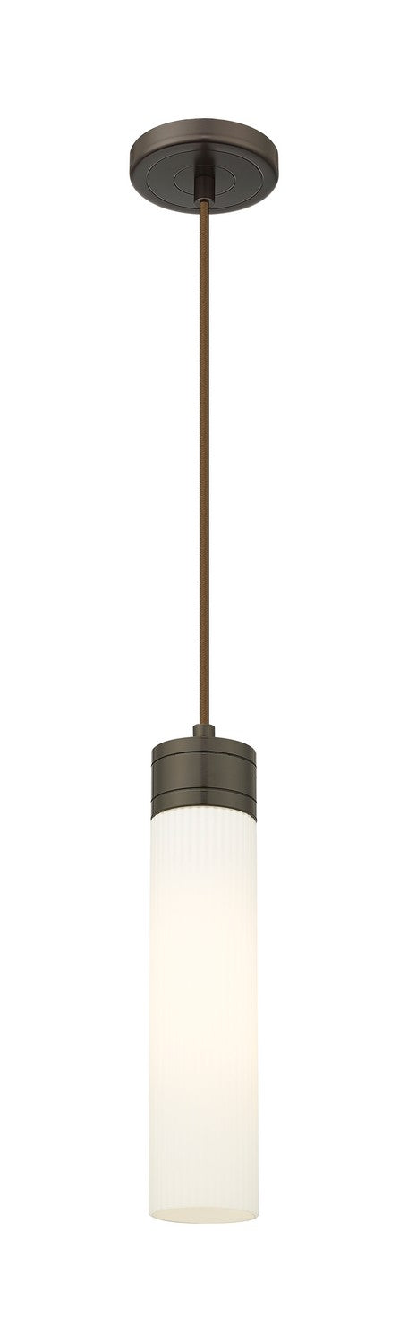 Innovations 617-1P-OB-G617-11SWH One Light Mini Pendant, Oil Rubbed Bronze