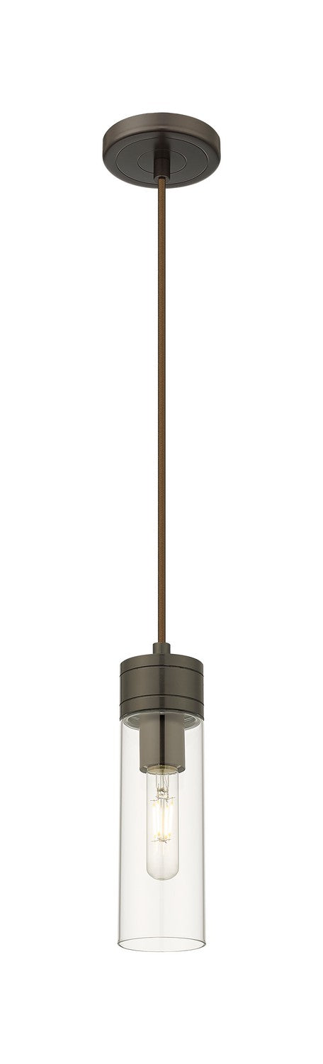 Innovations 617-1P-OB-G617-8CL One Light Mini Pendant, Oil Rubbed Bronze