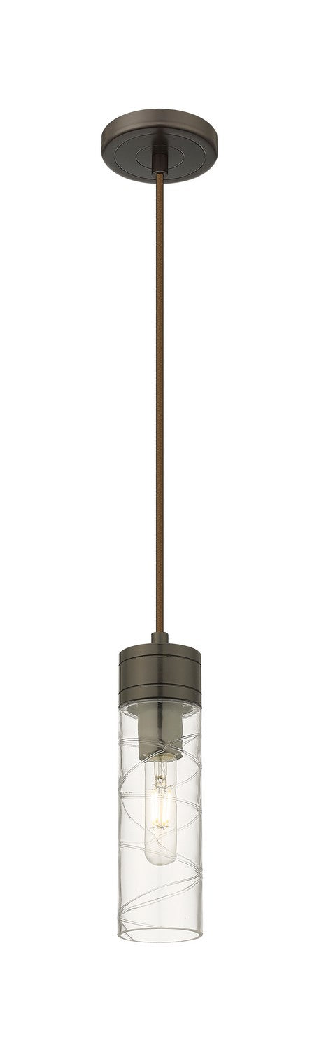 Innovations 617-1P-OB-G617-8DE One Light Mini Pendant, Oil Rubbed Bronze