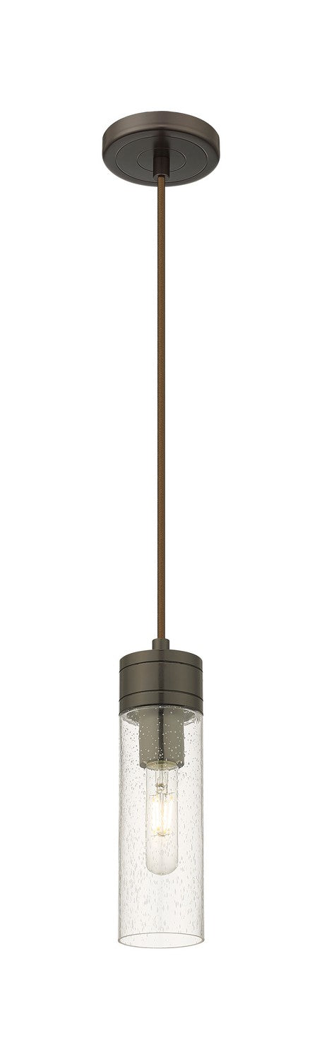 Innovations 617-1P-OB-G617-8SDY One Light Mini Pendant, Oil Rubbed Bronze