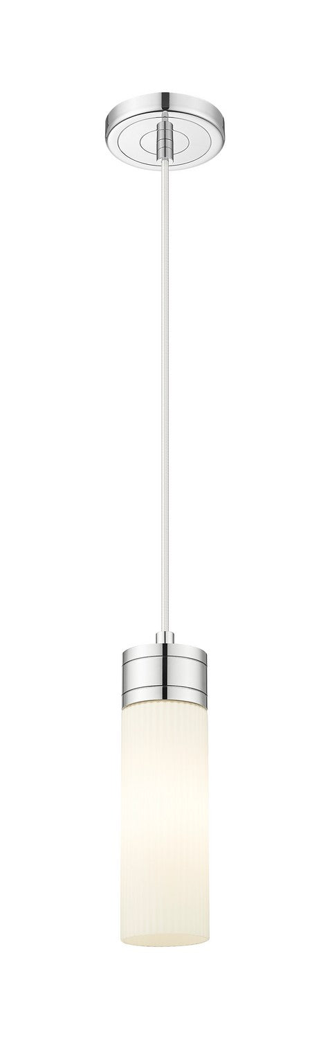 Innovations 617-1P-PC-G617-8SWH One Light Mini Pendant, Polished Chrome