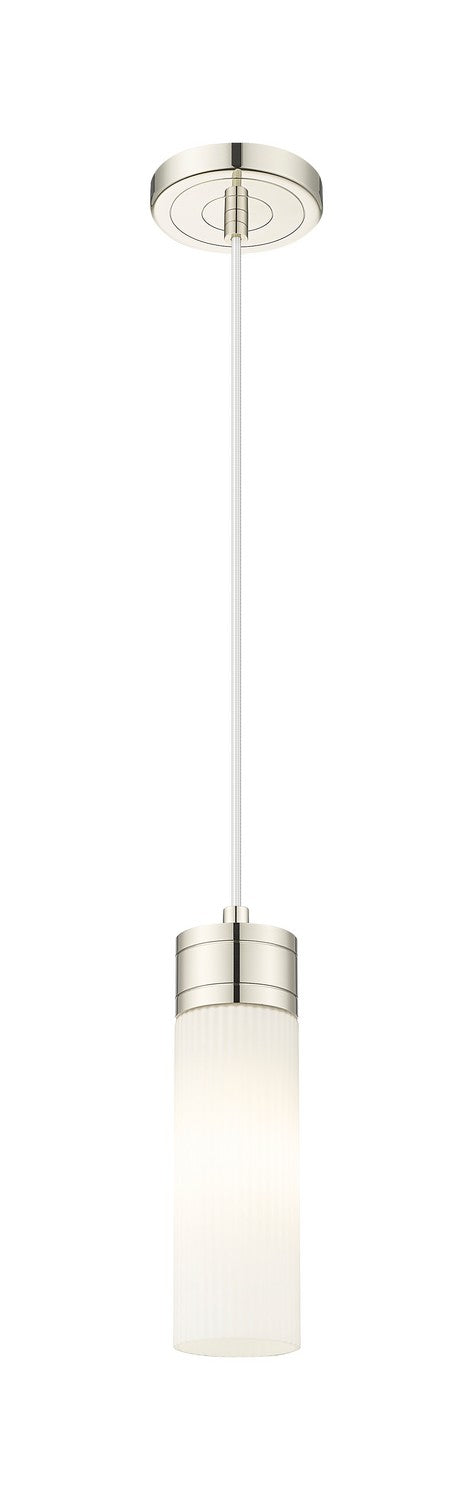 Innovations 617-1P-PN-G617-8SWH One Light Mini Pendant, Polished Nickel