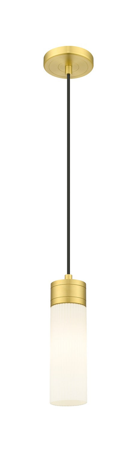 Innovations 617-1P-SG-G617-8SWH One Light Mini Pendant, Satin Gold