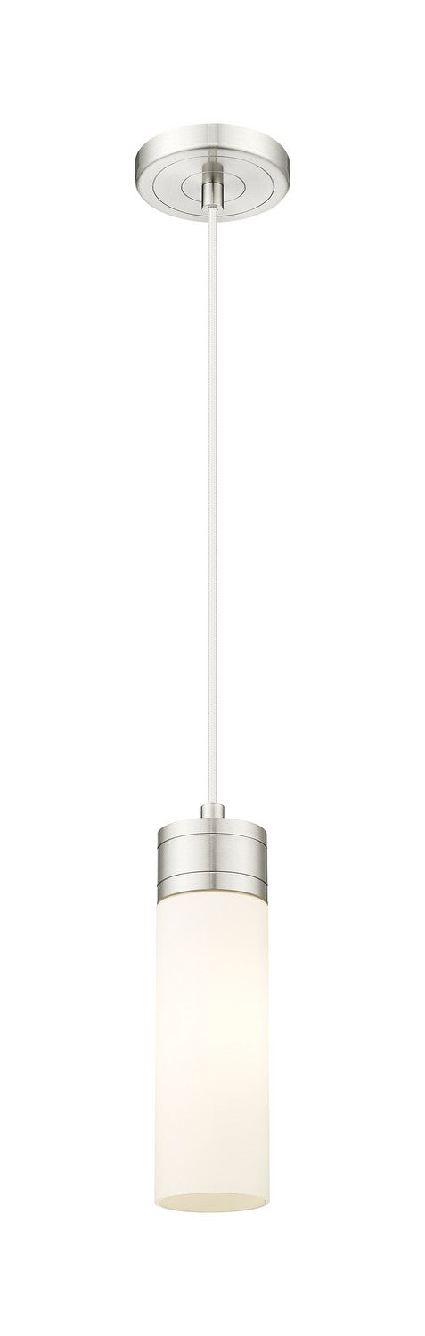 Innovations 617-1P-SN-G617-8WH One Light Mini Pendant, Satin Nickel