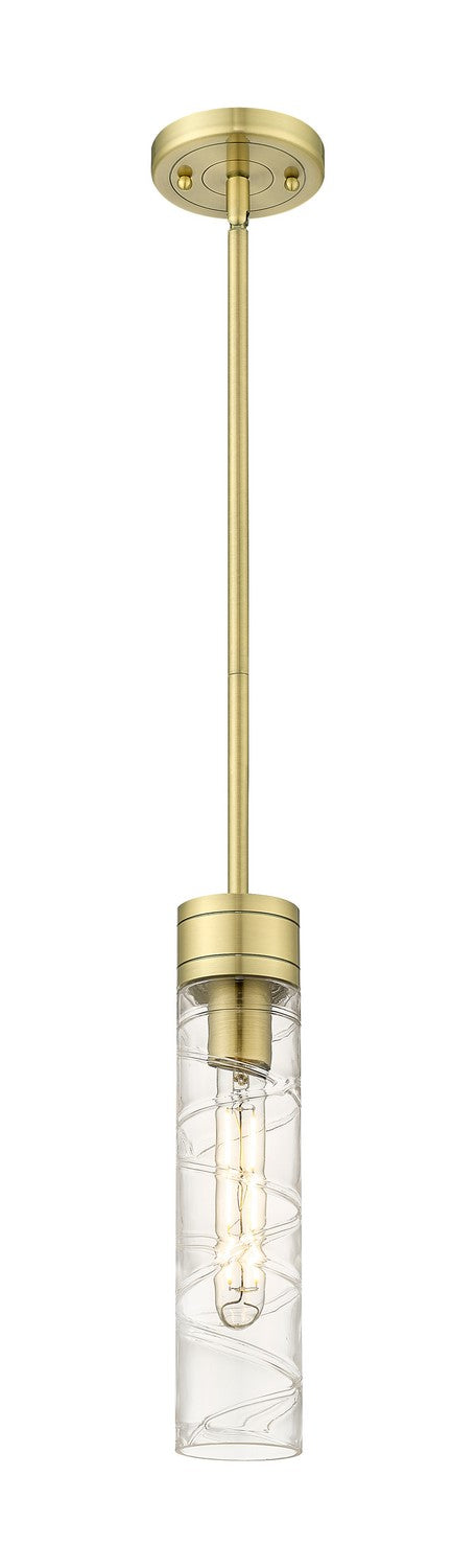 Innovations 617-1S-AB-G617-11DE One Light Mini Pendant, Antique Brass