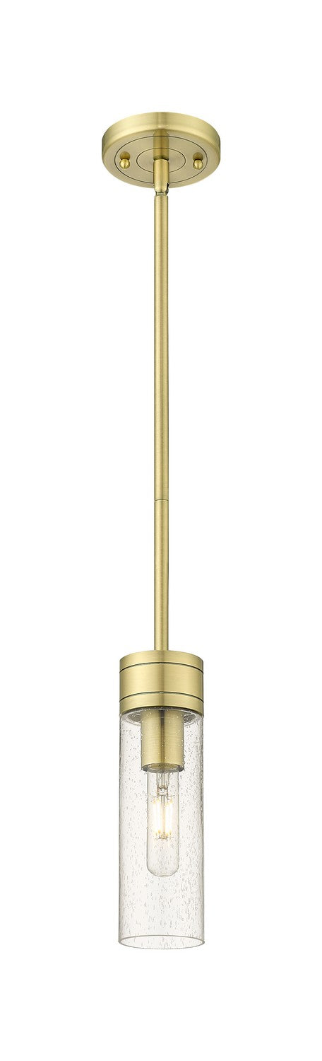 Innovations 617-1S-AB-G617-8SDY One Light Mini Pendant, Antique Brass