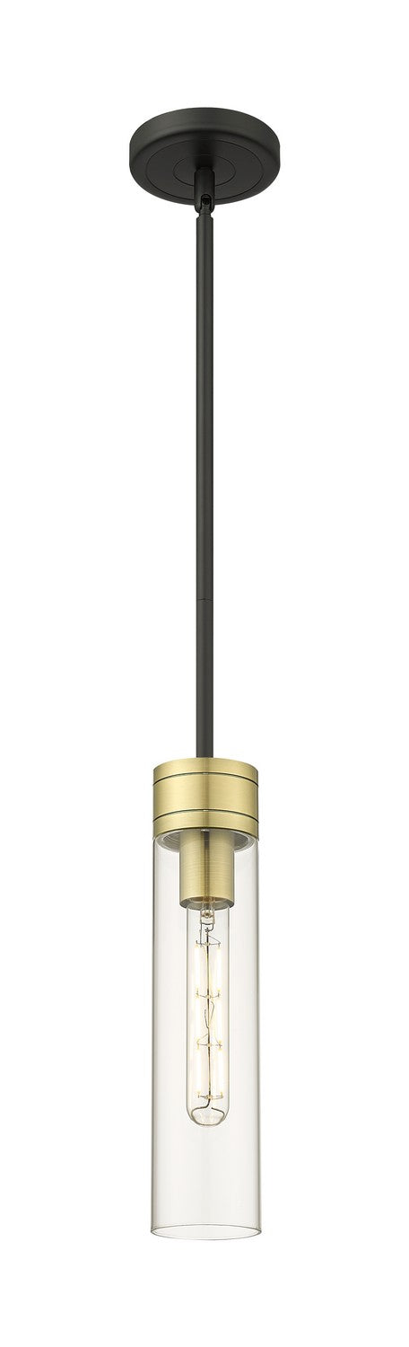 Innovations 617-1S-BAB-G617-11CL One Light Mini Pendant, Black Antique Brass