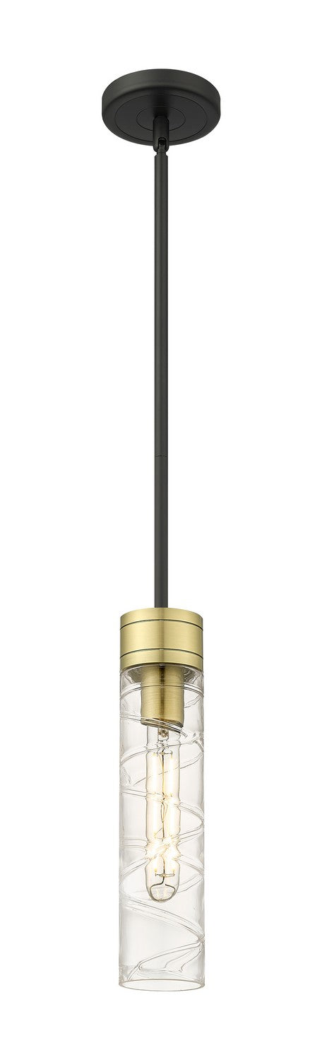 Innovations 617-1S-BAB-G617-11DE One Light Mini Pendant, Black Antique Brass