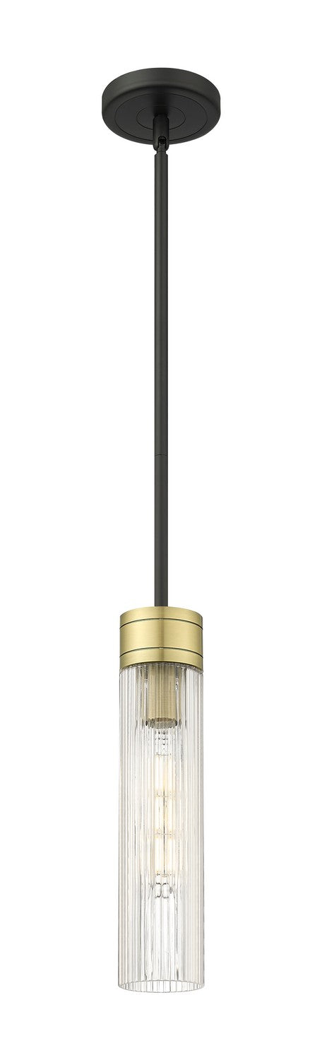 Innovations 617-1S-BAB-G617-11SCL One Light Mini Pendant, Black Antique Brass
