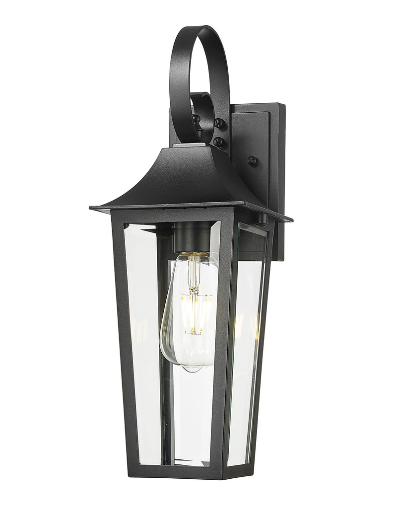 Z-Lite 5008S-BK One Light Outdoor Wall Light, Black