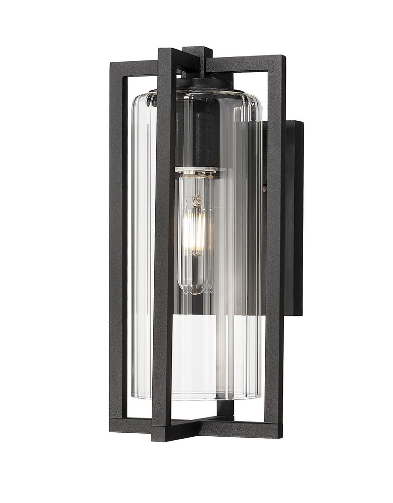Z-Lite 5013S-BK One Light Outdoor Wall Light, Black