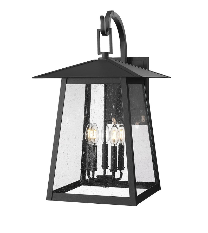 Z-Lite 5015XL-BK Five Light Outdoor Wall Light, Black