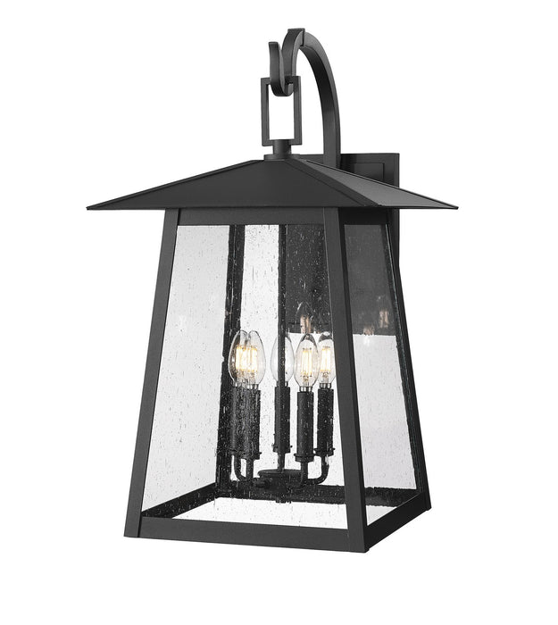 Z-Lite 5015XL-BK Five Light Outdoor Wall Light, Black