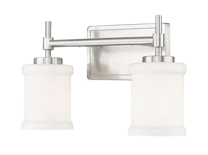 Z-Lite 622-2V-BN Two Light Vanity, Brushed Nickel